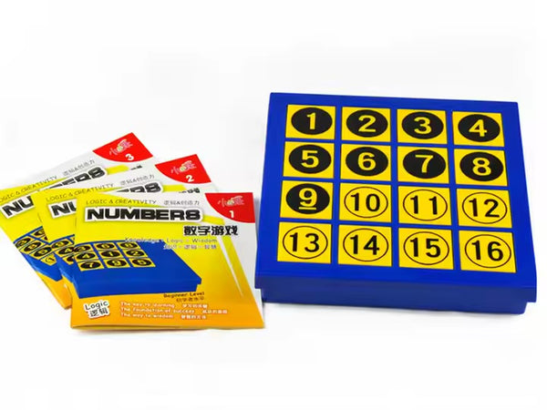 משחק לוח חינוכי  "Numbers Logic & Creativity" (מספרים היגיון ויצירתיות)