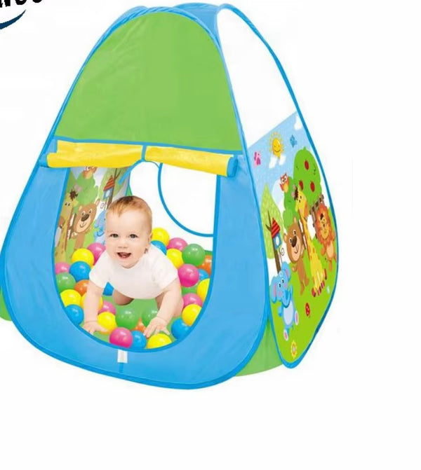 אוהל לתינוקות מתקפל עם 50 כדורים