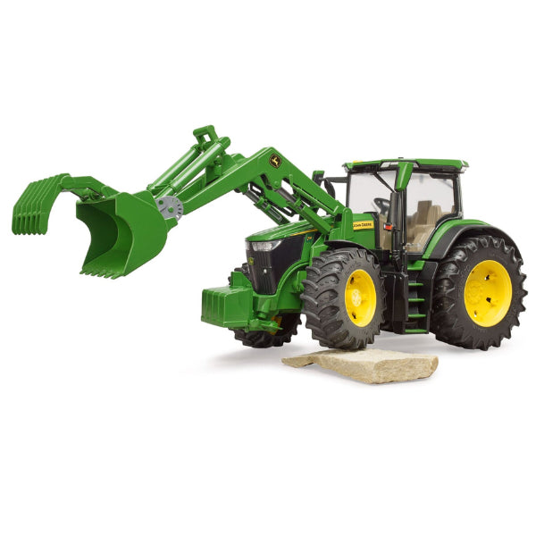 טרקטור ג'ון דיר+כף John Deere 7R 350