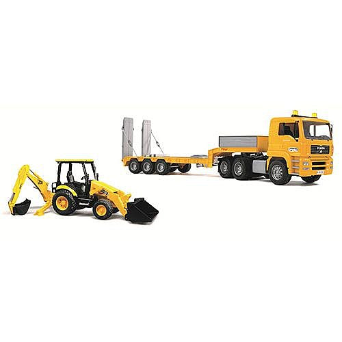 ברודר משאית גורר MAN TAG וטרקטור JCB