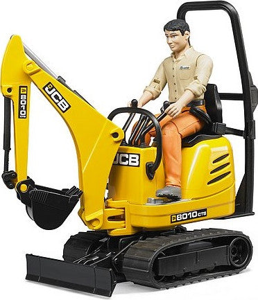 דחפור מיקרו JCB 8010 CTS + דמות מפעיל
