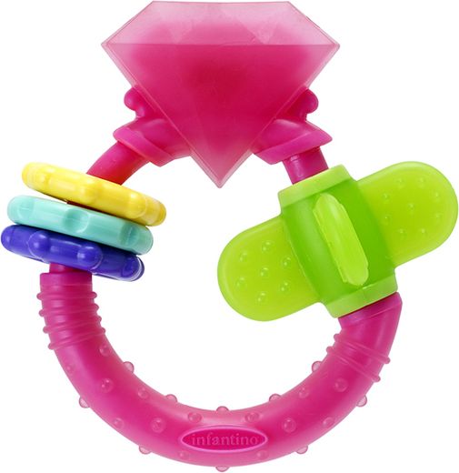רעשן נשכן טבעת יהלום מבית Infantino