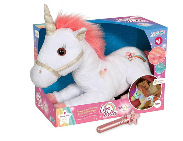 חד קרן קטיפתי בשם Lica Bella (לייקה בלה) מבית Gipsy Toys.