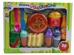סט משחק "Cutting PlayFood" הכולל 20 חלקים.