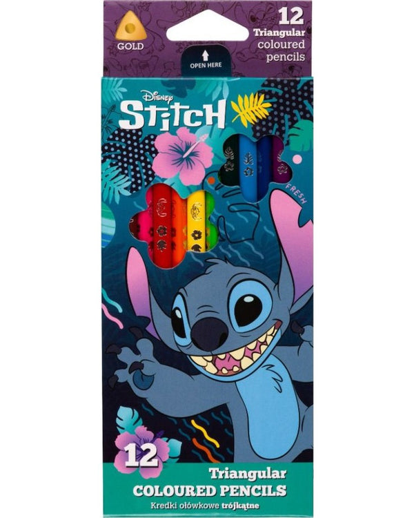 עפרונות צבעוניים סטיץ 12 צבעים